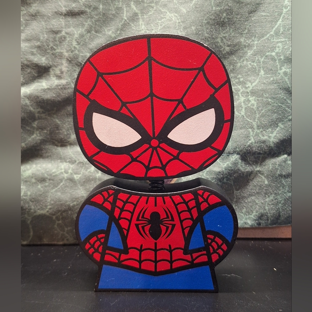 Marvel Spider-Man Action Figure Red and Blue Bobble
